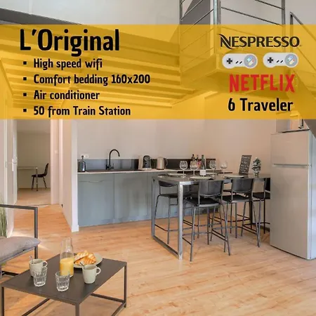 L Original - Travelhome - Free Wifi - 6 Travelers Villefranche-sur-Saône Exterior foto